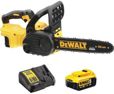 Пила DeWALT 18 В, 5 Ач, шина 30 см, ланцюг OREGON 3/8 DCM565P1