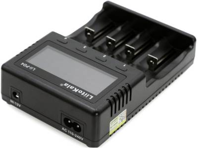 Зарядка LiitoKala 4 Slots, LCD дисплей, Li-ion/Ni-MH/Ni-Cd/AA/ААA/AA Lii-PD4