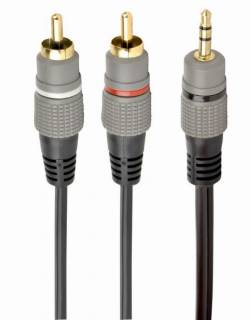 Кабель CABLEXPERT 3.5mm M to 2xRCA M 1.5m CCA-352-1.5M