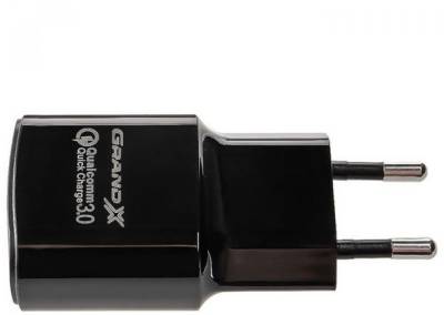 Зарядка Grand-X CH-550BM QC3.0 22.5W + cable USB to Micro 5P 1.0m