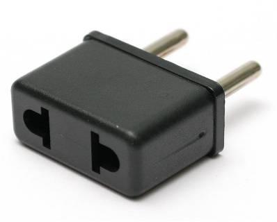 Кабель PowerPlant сетевой 220В EU/US черный DV00DV0022