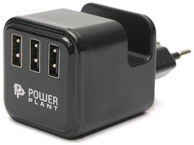 Зарядка PowerPlant W-360 3*USB/3.4A DV00DV5065