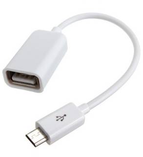 Кабель Lapara OTG USB 2.0 AF to Micro 5P 0.16m white LA-UAFM-OTG white