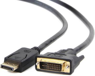 Кабель CABLEXPERT DisplayPort M to DVI M 1.0m 24+1pin CC-DPM-DVIM-1M