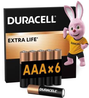 Батарейка Duracell LR03 MN2400 1х6 81485017