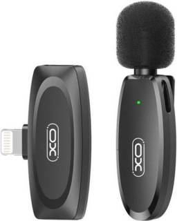 Микрофон XO MKF08B з придушенням шуму lightning Black XO MKF08B-IP