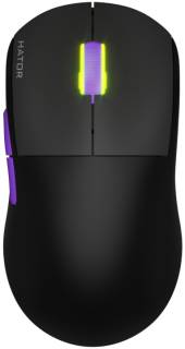 Мышка HATOR Quasar 2 Ultra 4K Wireless/Bluetooth/USB Black/Lil HTM570BL
