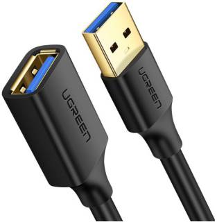 Кабель Ugreen USB 3.0 AM/AF 3.0m US129 Black 30127