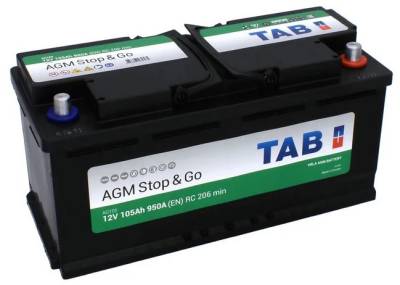 Аккумулятор TAB 105 Ah/12V  AGM Euro 213 105