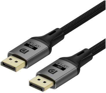 Кабель ColorWay DisplayPort M to DisplayPort M 1.5m V1.4 8K black CW-CBDP093-BK
