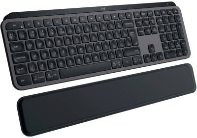 Клавиатура Logitech MX Keys S Plus Palmrest Wireless UA Graphite 920-011589