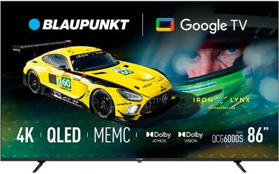 Телевизор Blaupunkt 86 QLED QCG6000S 4K Google TV 2025 86QCG6000S