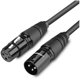 Кабель Ugreen XLR M to XLR F 3.0m AV130 black 20711