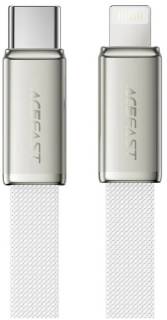 Кабель ACEFAST USB 2.0 AM to Lightning 1.2m 30W nylon white 6974316286240