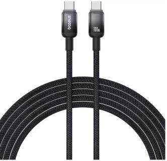Кабель Baseus USB-C to USB-C 1.0m 100W black P10374902111-00