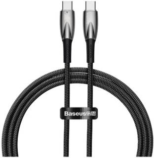 Кабель Baseus USB-C to USB-C 1.0m 100W black CADH000701