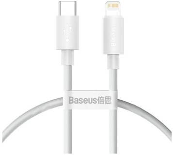 Кабель Baseus USB-C to Lightning 1.0m PD20W white CATLYS-B02