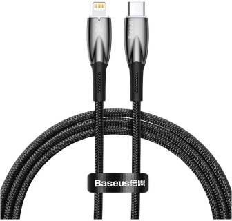 Кабель Baseus USB-C to Lightning 1.0m 20W black CADH000001
