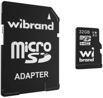 Флеш-карта Wibrand 32GB microSD class 10 UHS-I WICDHU1/32GB-A