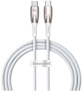 Кабель Baseus USB-C to USB-C 1.0m 100W white CADH000702