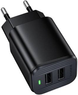 Зарядка BOROFONE BAS81A 2xUSB 10.5W black 6941991126628