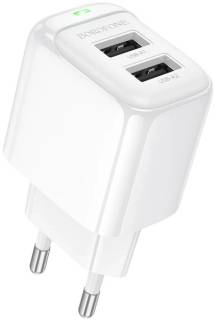 Зарядка BOROFONE BAS41A 2xUSB white 6941991113741