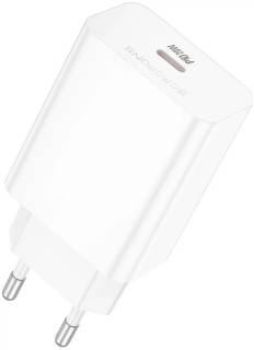 Зарядка BOROFONE BA21A USB-C PD20W white 6941991111402