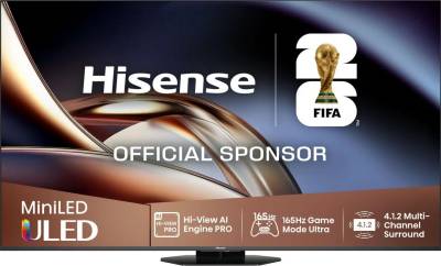 Телевизор Hisense 55 Mini-LED U8Q 4K AI Engine Pro Smart TV 2025 55U8Q