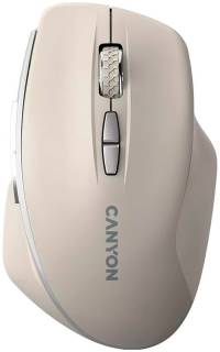 Мышка Canyon MW-21 Wireless Blue LED Cosmic Latte CNS-CMSW21CL