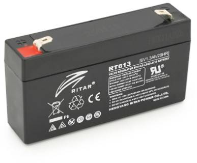 Аккумулятор Ritar RT613, 6V 1.3Ah RT613B