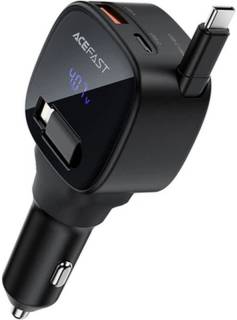 Зарядка ACEFAST 1xUSB-C PD95W + telescopic cable USB-C black 6974316285946