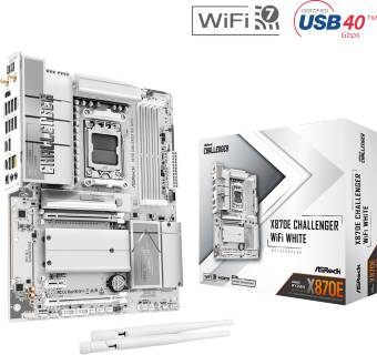 Материнская плата ASRock X870E Challenger WiFi White