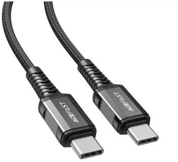 Кабель ACEFAST USB-C to USB-C 1.2m 3A nylon black 6974316280521