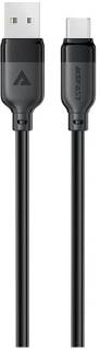Кабель ACEFAST USB 2.0 AM to USB-C 1.2m 3A TPE black 6974316283812