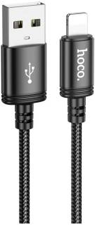 Кабель HOCO USB 2.0 AM to Lightning 3.0m X91 Radiance black 6931474788702