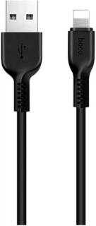 Кабель HOCO USB 2.0 AM to Lightning 2.0m 2A X20 black 6957531068860