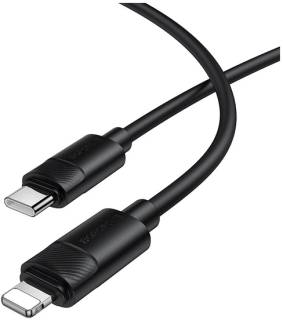 Кабель BOROFONE USB-C to Lightning 1.0m PD30W silicone BX123 Leya 6941991124174