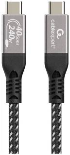 Кабель CABLEXPERT USB-C to USB-C 0.5m USB4 240W 8K60Hz 40Gbps CCBP-USB4-CMCM240-0.5M