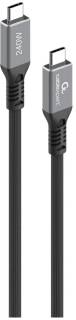 Кабель CABLEXPERT USB-C to USB-C 0.3m USB4 240W 8K60Hz 40Gbps CCBP-USB4-CMCM240-0.3M