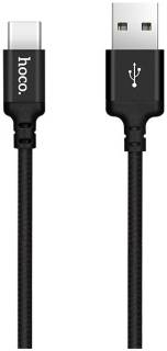 Кабель HOCO USB 2.0 AM to USB-C 2.0m 2A nylon X14 black 6957531062929