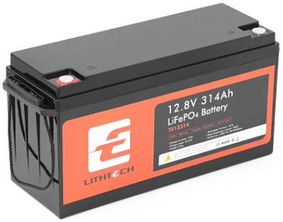 Аккумулятор Lithtech 12,8V 314Ah, 3,14 + Bluetooth TE12314BH