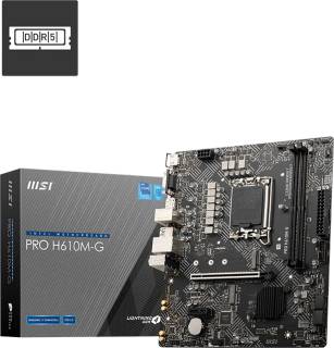 Материнская плата MSI PRO H610M-G