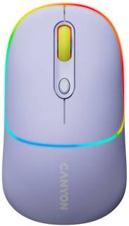 Мышка Canyon MW-22 Dual Band RGB Wireless Mountain Lavender CNS-CMSW22ML