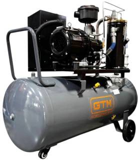 Компрессор GTM гвинтовий, ресивер 200л, 1000л/хв, 7.5kW, 8бар, 38 DLG7.5V/inv