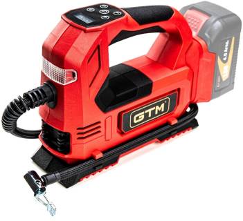 Компрессор GTM акумуляторний, 12V/18V, 6.8бар, 26л/хв, 2Ah, ЗП ACC18/26_KIT