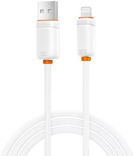 Кабель XO USB 2.0 AM to Lightning 1.0m 3A white XO-CB-300UL-WH