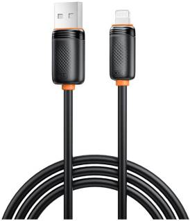 Кабель XO USB 2.0 AM to Lightning 1.0m 3A black XO-CB-300UL-BK