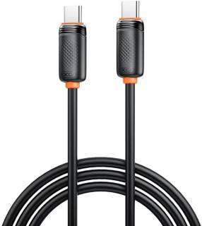 Кабель XO USB-C to USB-C 1.0m 27W black XO-CB-300CC-BK