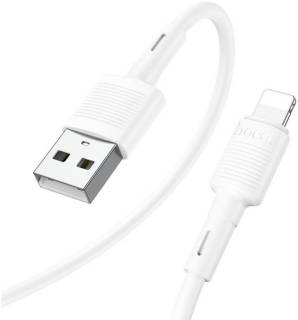 Кабель HOCO USB 2.0 AM to Lightning 1.0m 2.4A X83 white 6931474770875