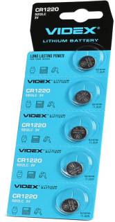Батарейка Videx CR1220 5pc